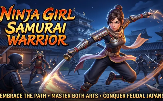 Ninja Girl Samurai Warrior - free browser game