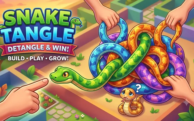 Snake Tangle - free browser game